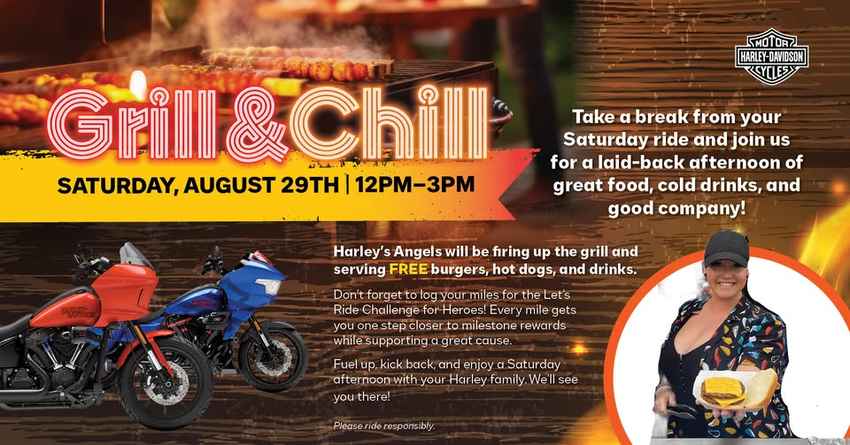 Grill & Chill! at Harley Davidson