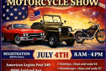 American Legion Post 340 1st Annual Car, Jeep, &amp; Motorcycle Show