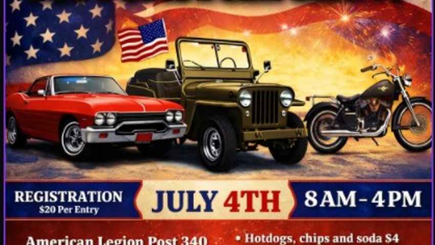 American Legion Post 340 1st Annual Car, Jeep, & Motorcycle Show
