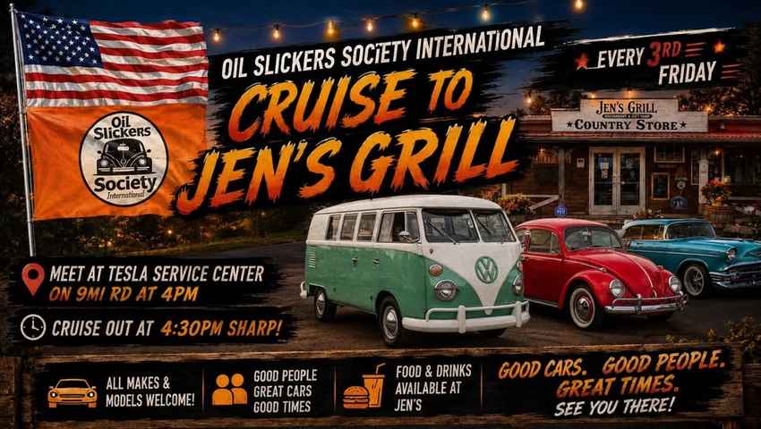 Oil Slickers Society Cruise to Jen's Grill