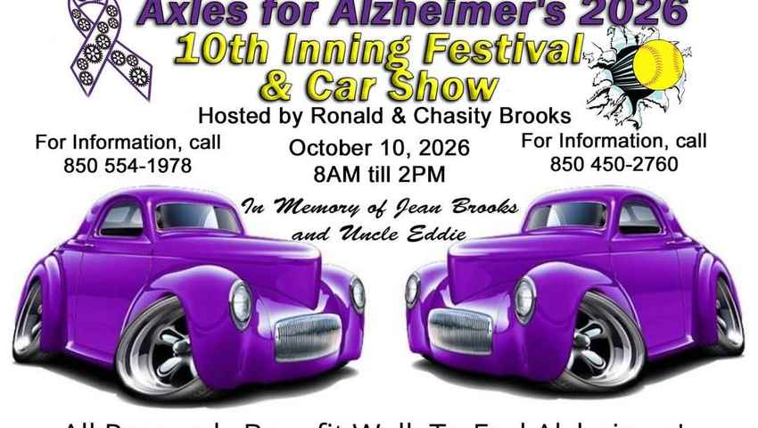 Axles for Alzheimer's 10th Inning Fun Fest and Car Show