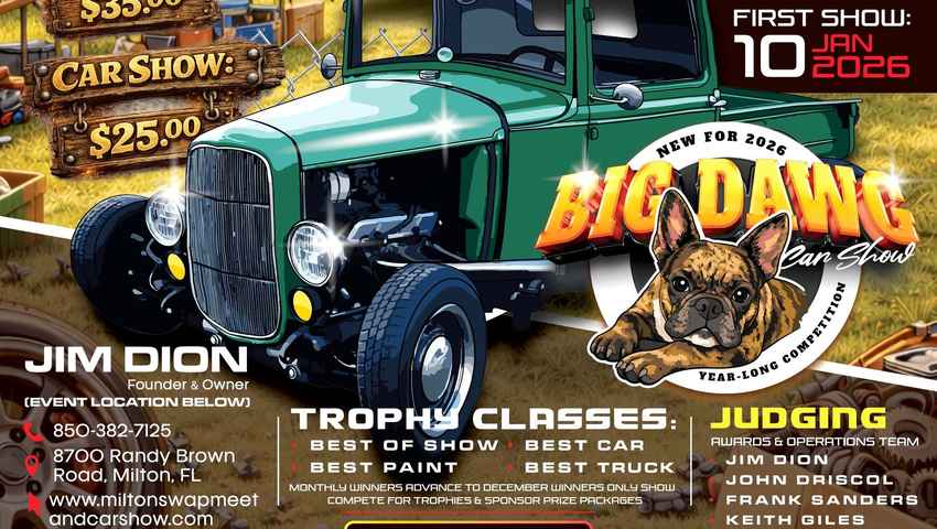 Milton Monthly Swap Meet and Car Show