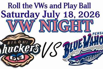 VW Night, the Biloxi Shuckers vs the Pensacola Blue Wahoos