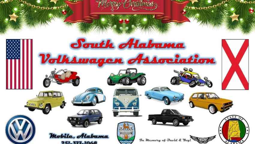 South Alabama Volkswagen Association Christmas Party & Fellowship