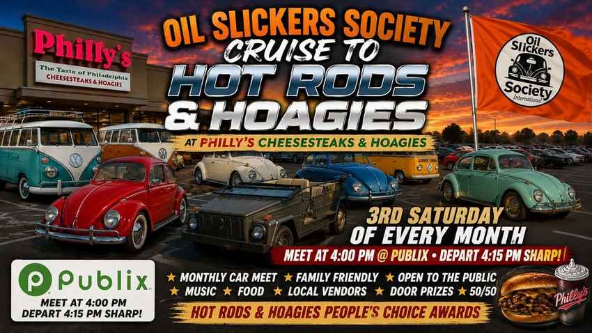 OSSI VW Cruise to Hodrods and Hoagies!