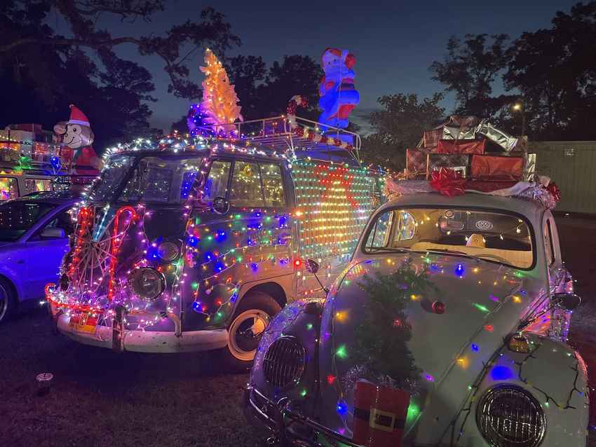 2026 pensacola vw Christmas light cruise