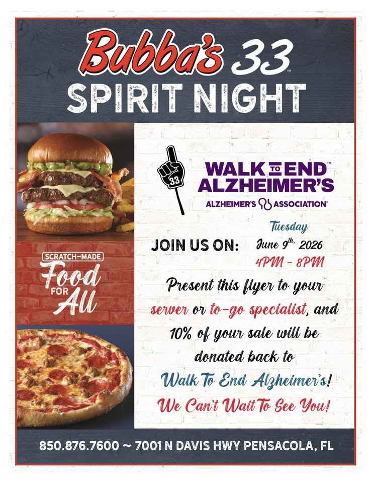Bubba's 33 Spirit Night Cruise In