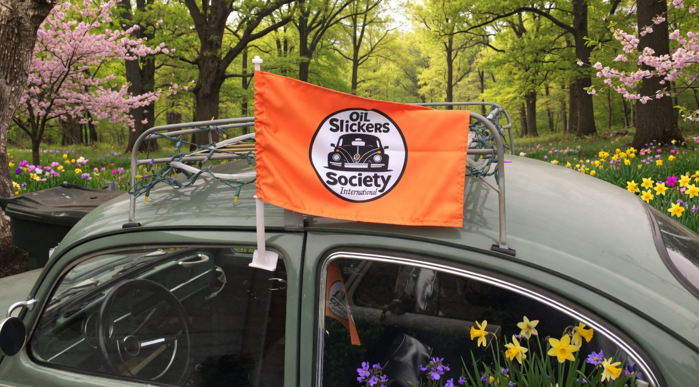 OSSi 12x18in Car Flag and Pole